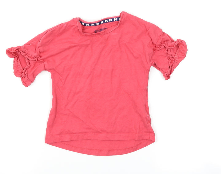 F&F Girls Pink   Basic T-Shirt Size 12-18 Months