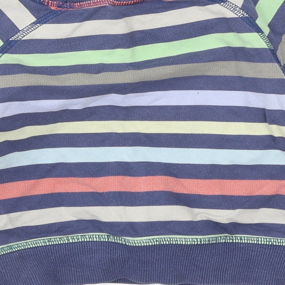 NEXT Boys Blue Striped  Pullover Jumper Size 12-18 Months