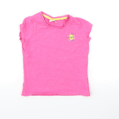 Boots Mini Club Girls Pink   Basic T-Shirt Size 2-3 Years  - sun