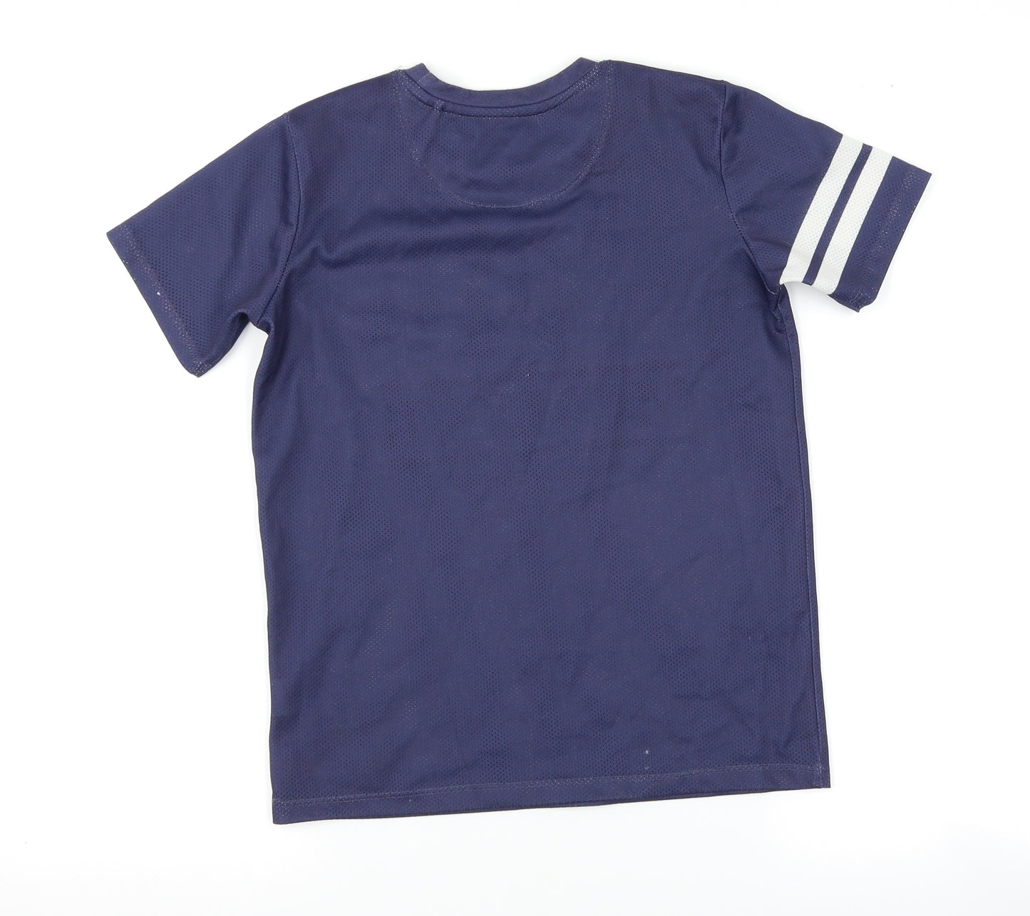 River Island Boys Blue   Basic T-Shirt Size 7-8 Years  - graphic