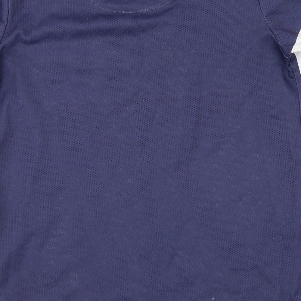 River Island Boys Blue   Basic T-Shirt Size 7-8 Years  - graphic
