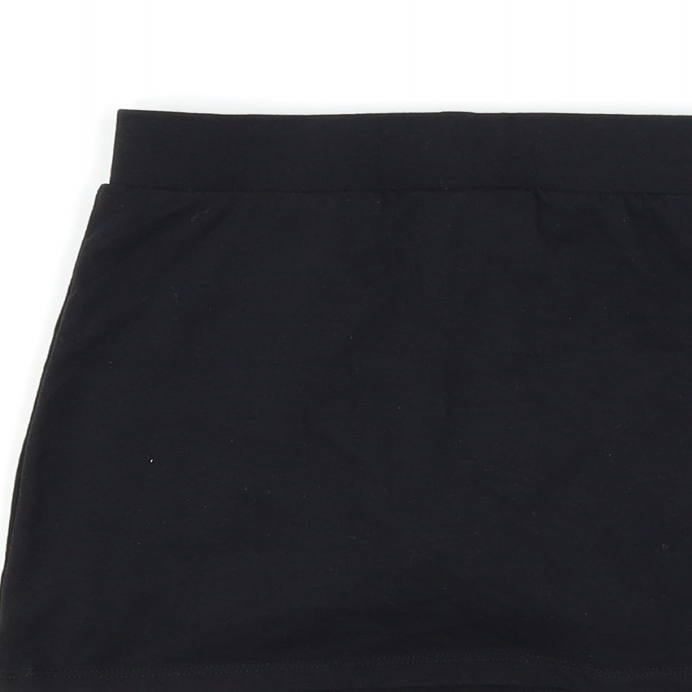 NEXT Girls Black   A-Line Skort Size 5 Years