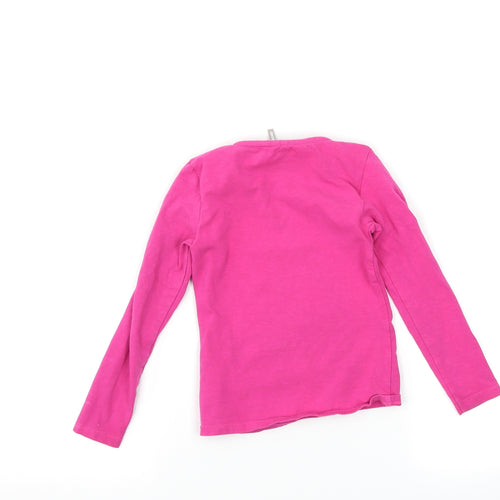 Orchestra Girls Pink Floral  Basic T-Shirt Size 4 Years  - bird