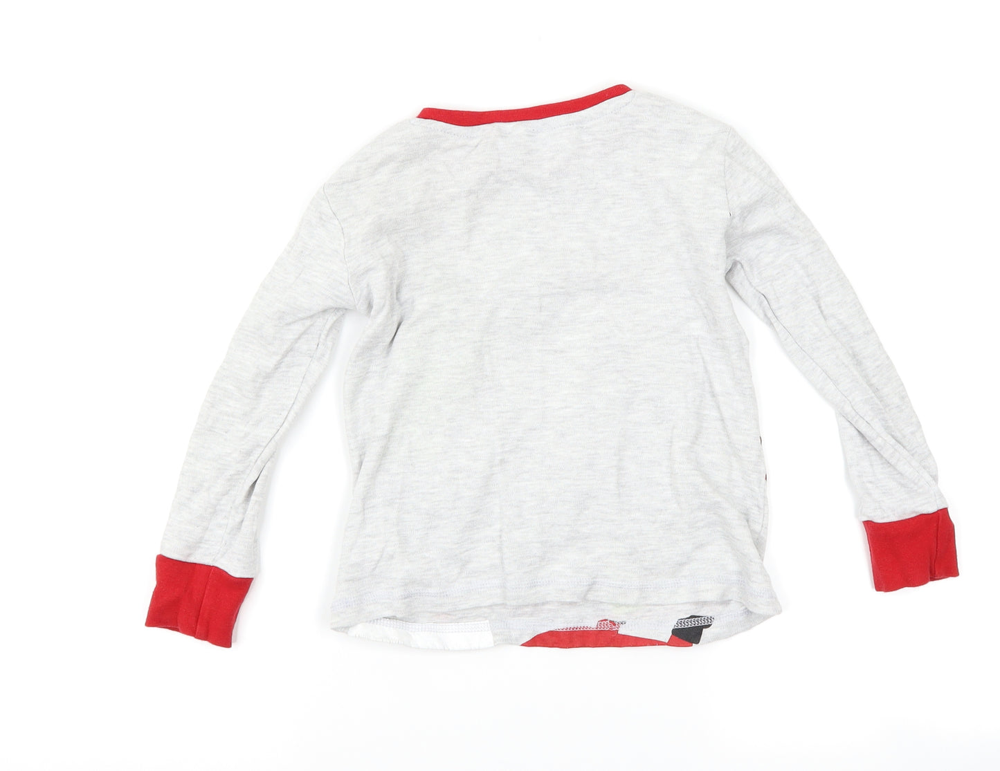George Boys Grey   Basic T-Shirt Size 5-6 Years  - Hey Duggee christmas