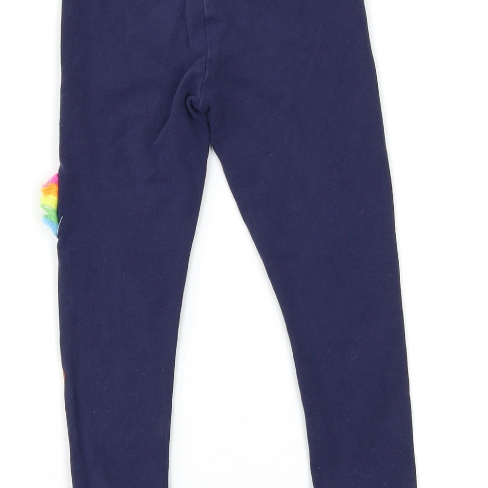 NEXT Girls Blue   Capri Trousers Size 4-5 Years - Hey Duggee leggings