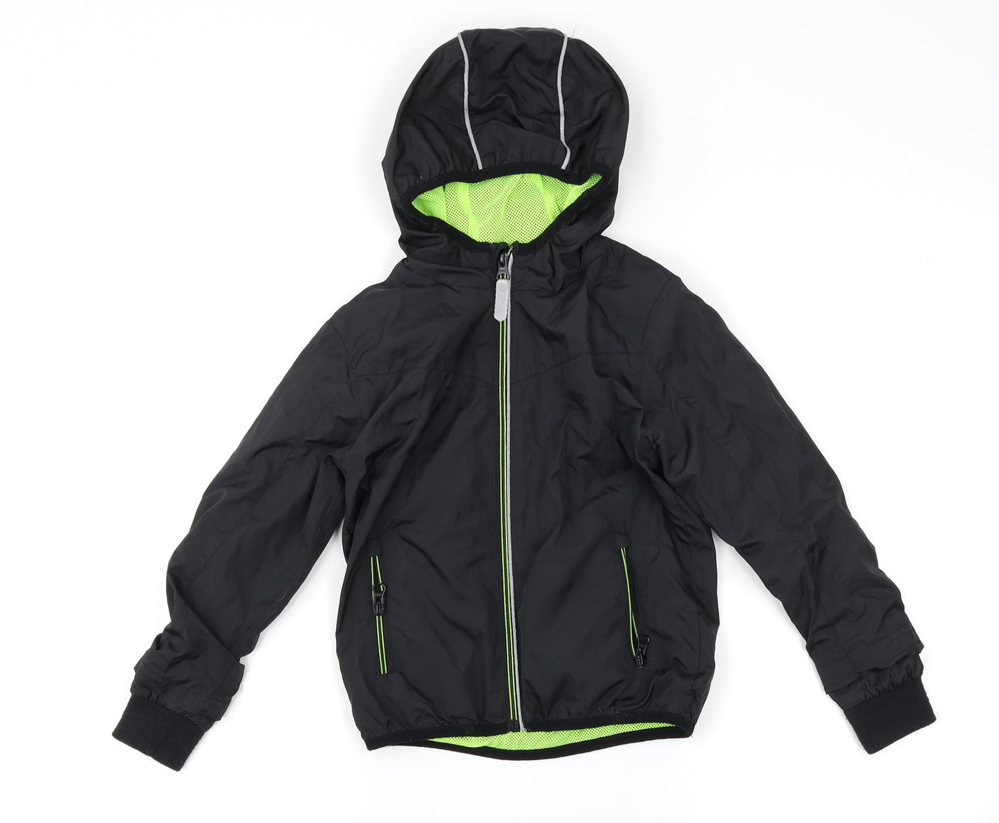 George Boys Black   Rain Coat Coat Size 4-5 Years