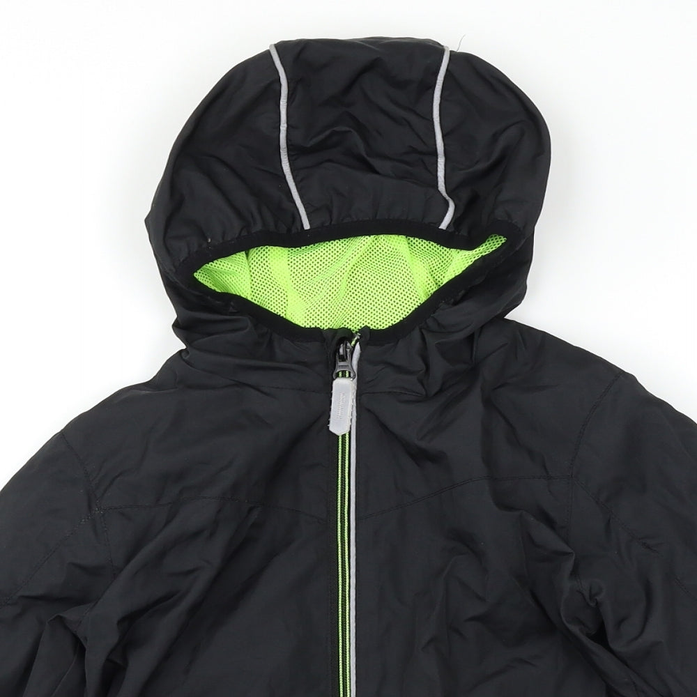 George Boys Black   Rain Coat Coat Size 4-5 Years
