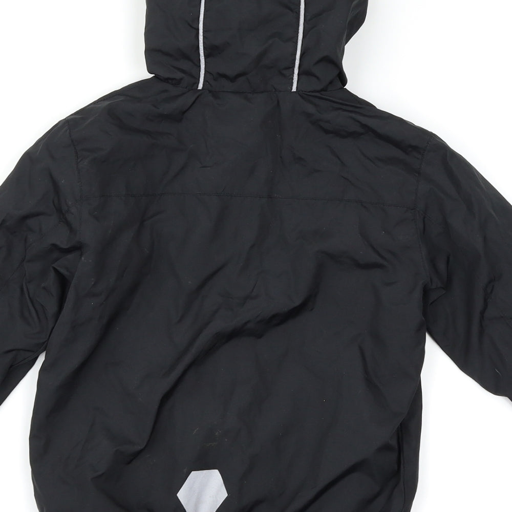 George Boys Black   Rain Coat Coat Size 4-5 Years