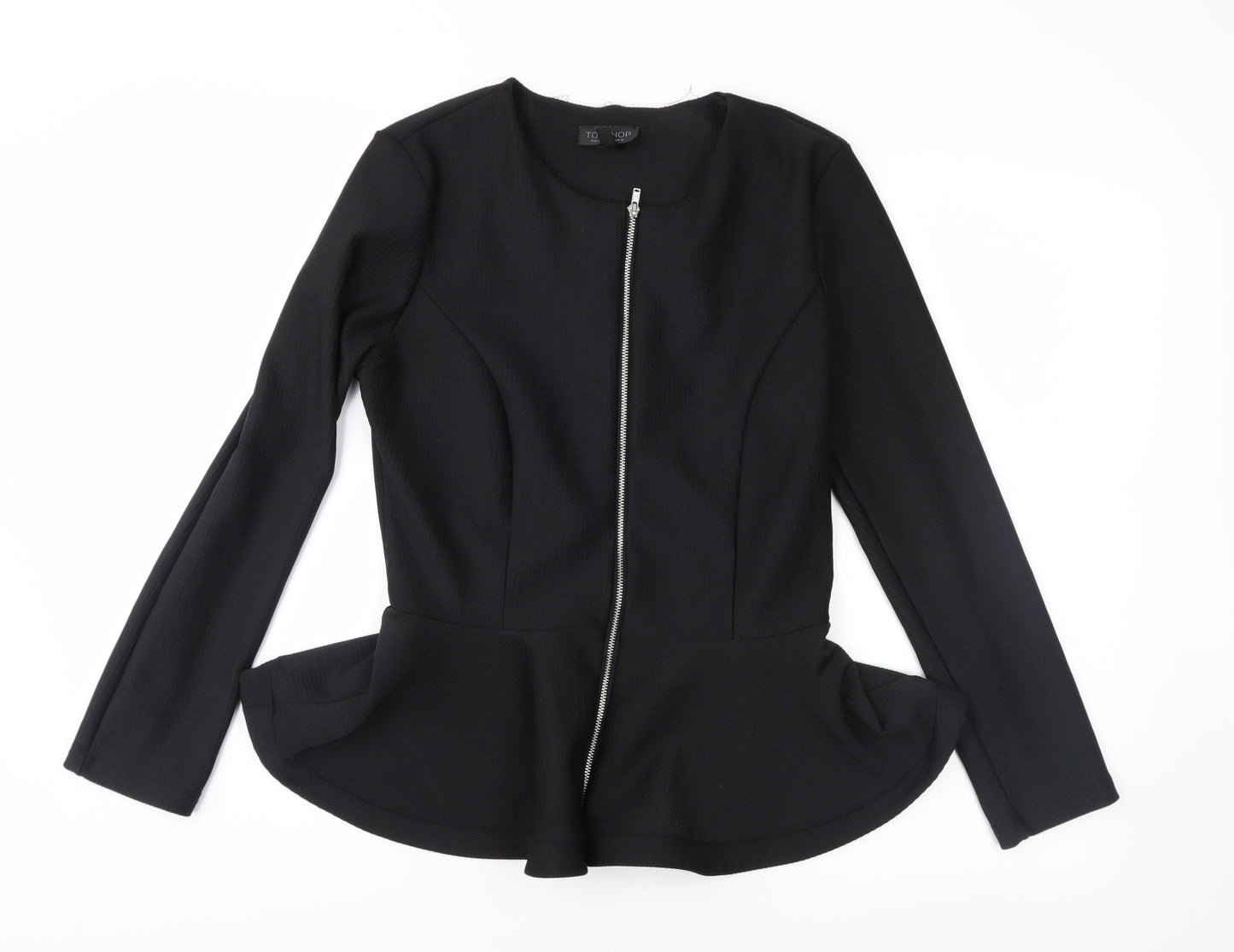 Topshop Womens Black   Jacket  Size 12
