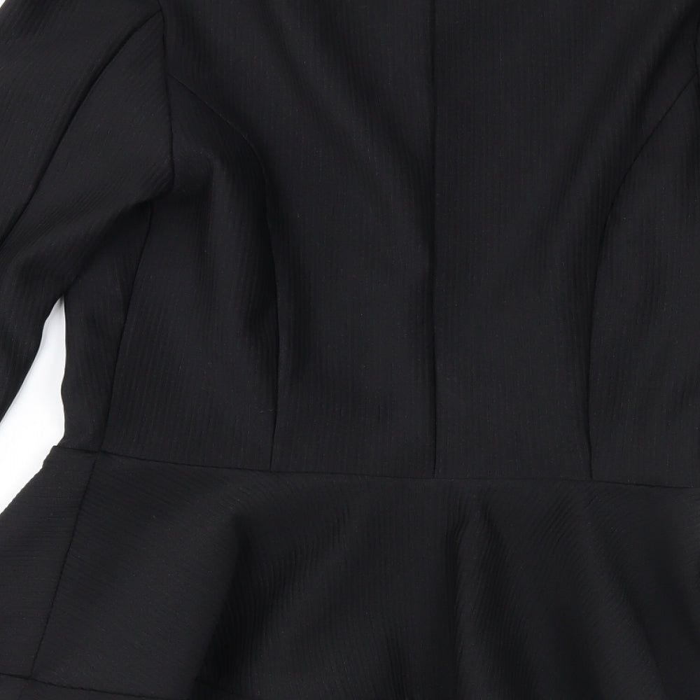 Topshop Womens Black   Jacket  Size 12