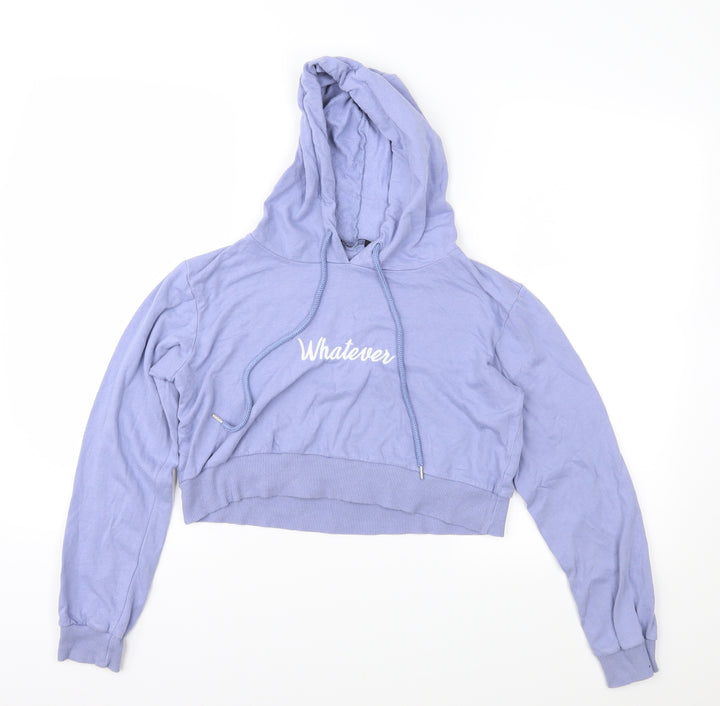 Select Womens Purple Pullover Hoodie Size 10