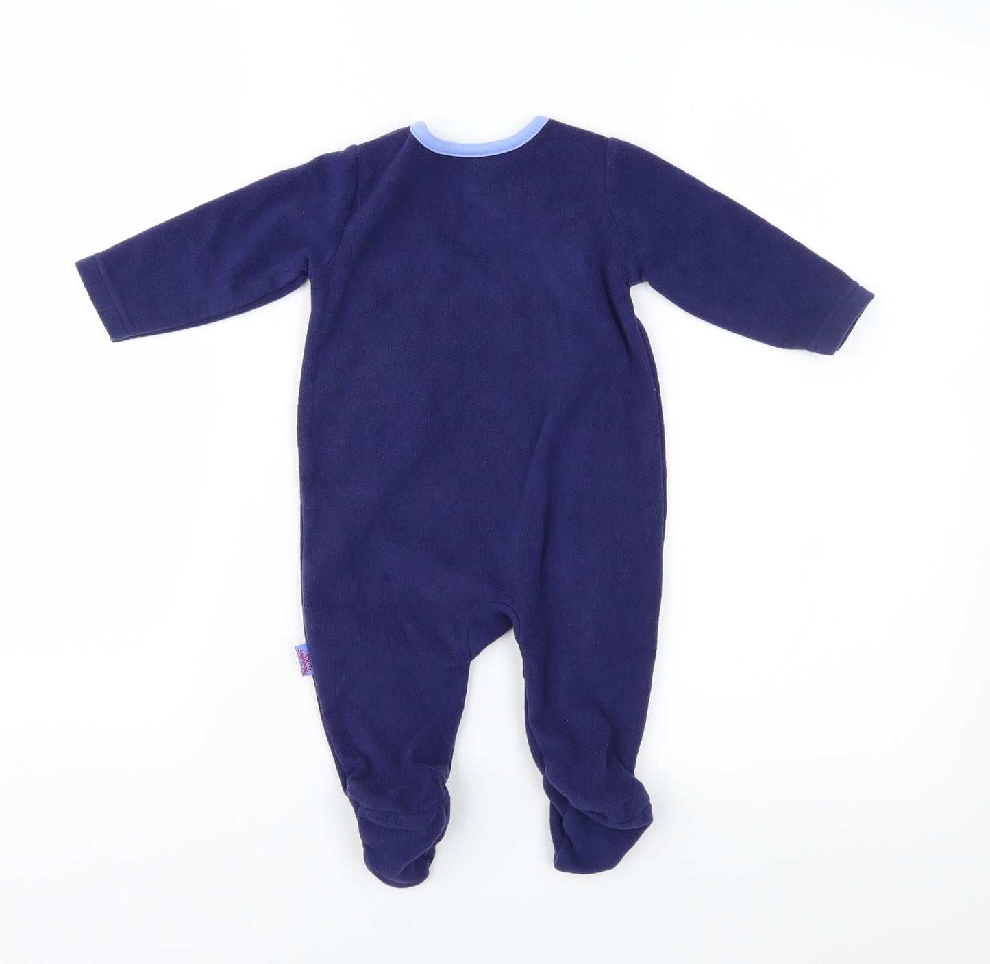 Paddington Bear Baby Blue  Fleece Babygrow One-Piece Size 3-6 Months  - Paddington Bear