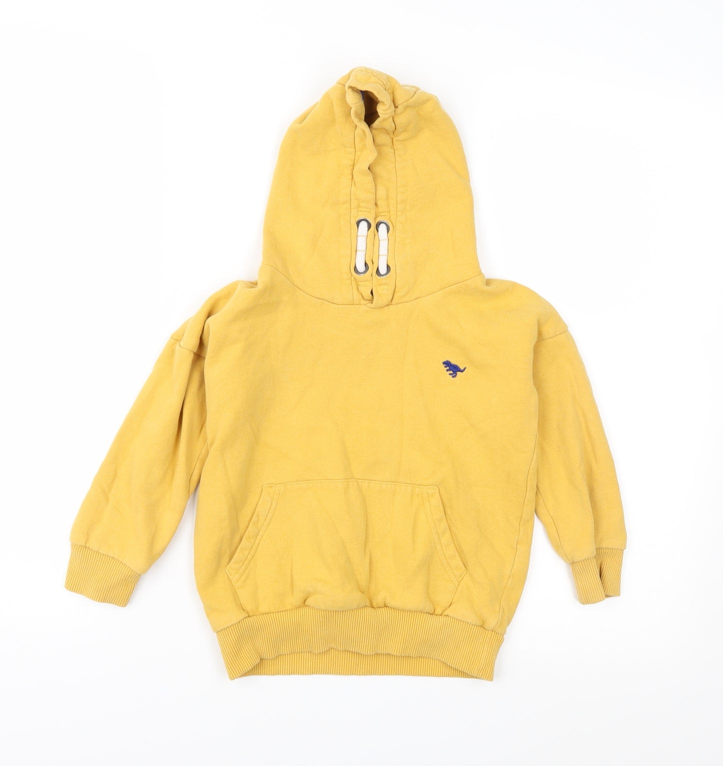 NEXT Boys Yellow   Pullover Hoodie Size 3-4 Years