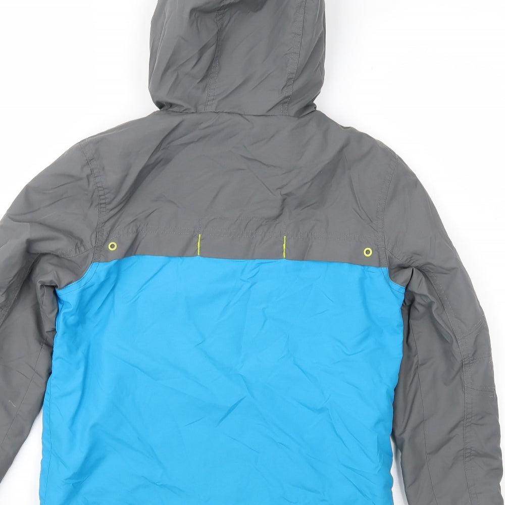 John Lewis Boys Blue   Anorak Coat Size 8 Years