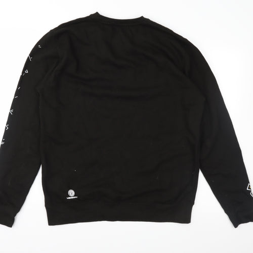 Awdis Womens Black   Pullover Sweatshirt Size L