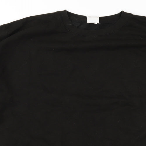 Awdis Womens Black   Pullover Sweatshirt Size L