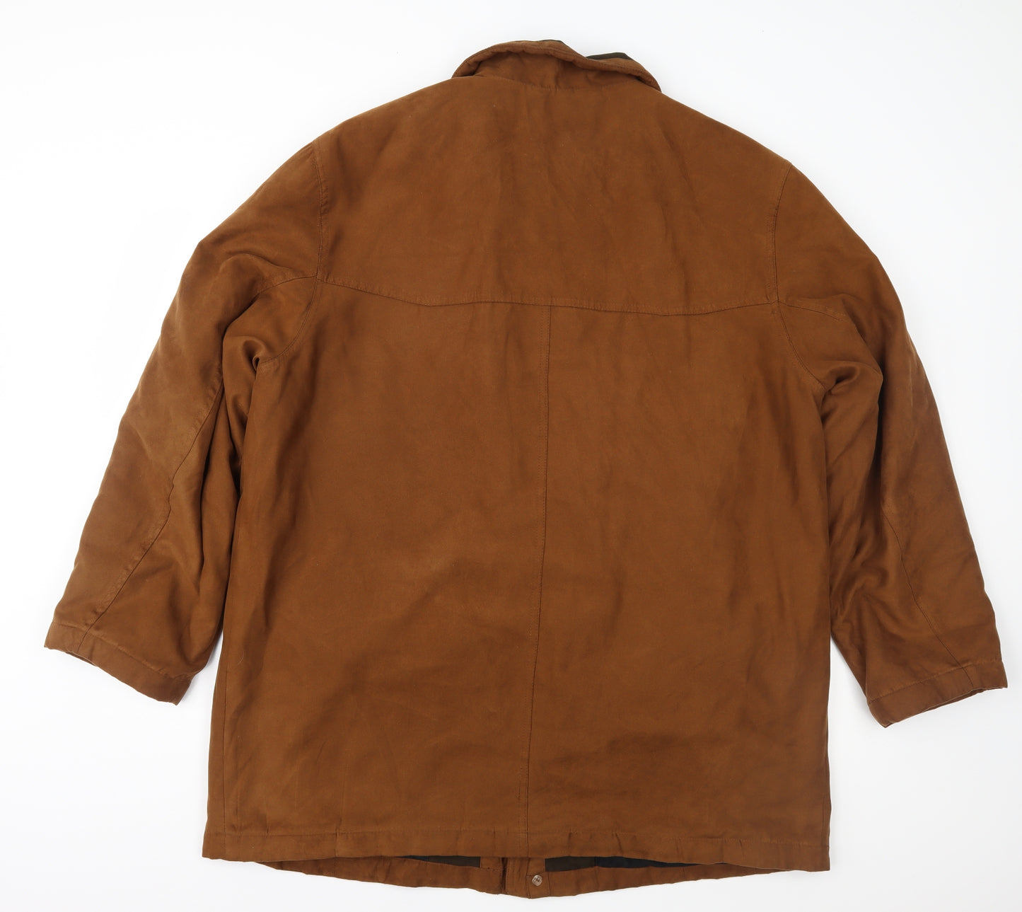 Di Cania Mens Brown   Overcoat Coat Size 46