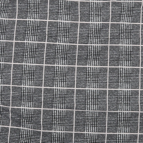 Bonmarché Womens Black Check  Basic Blouse Size 12