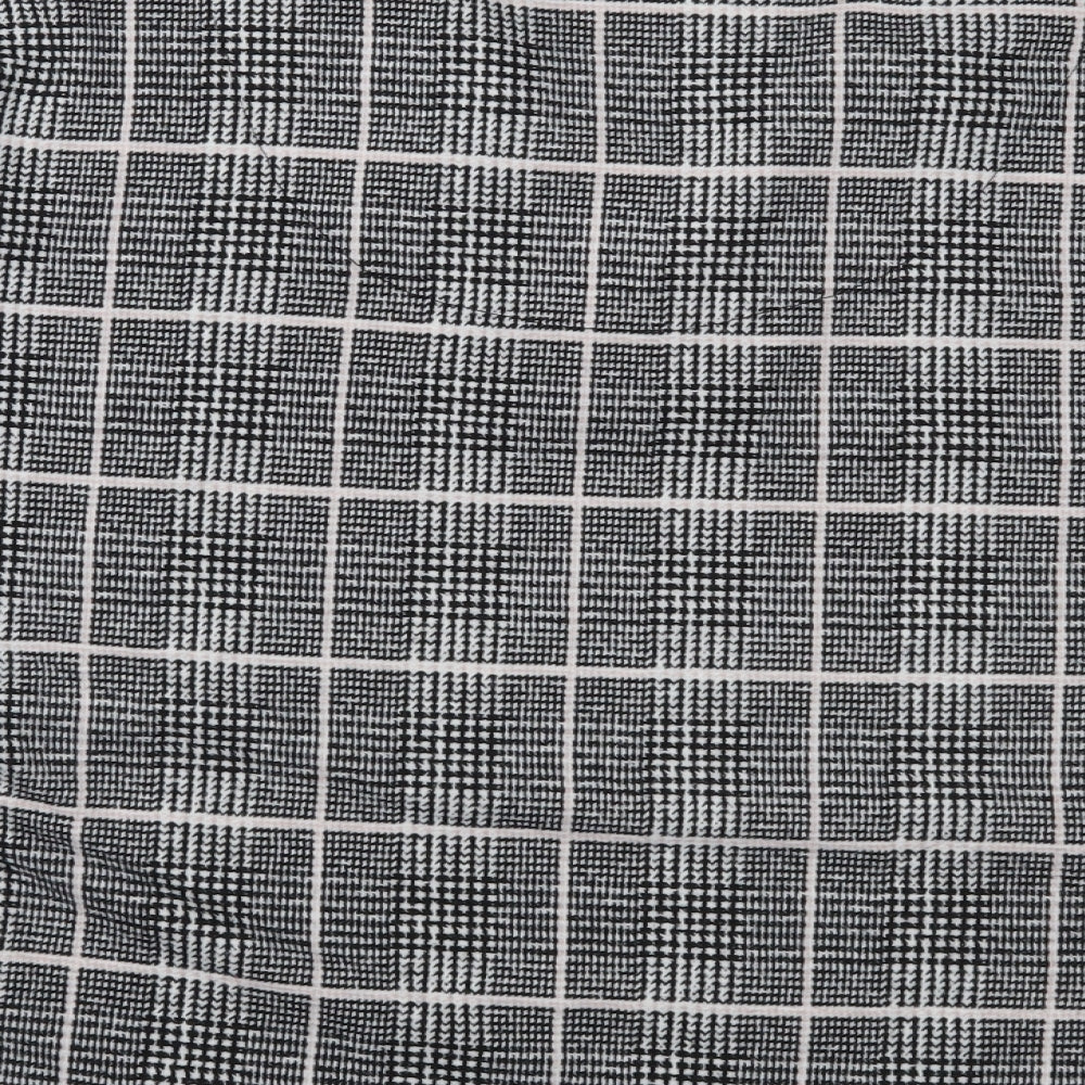 Bonmarché Womens Black Check  Basic Blouse Size 12