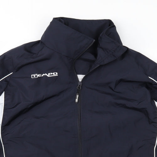 Tempo Mens Blue   Anorak Jacket Size XS