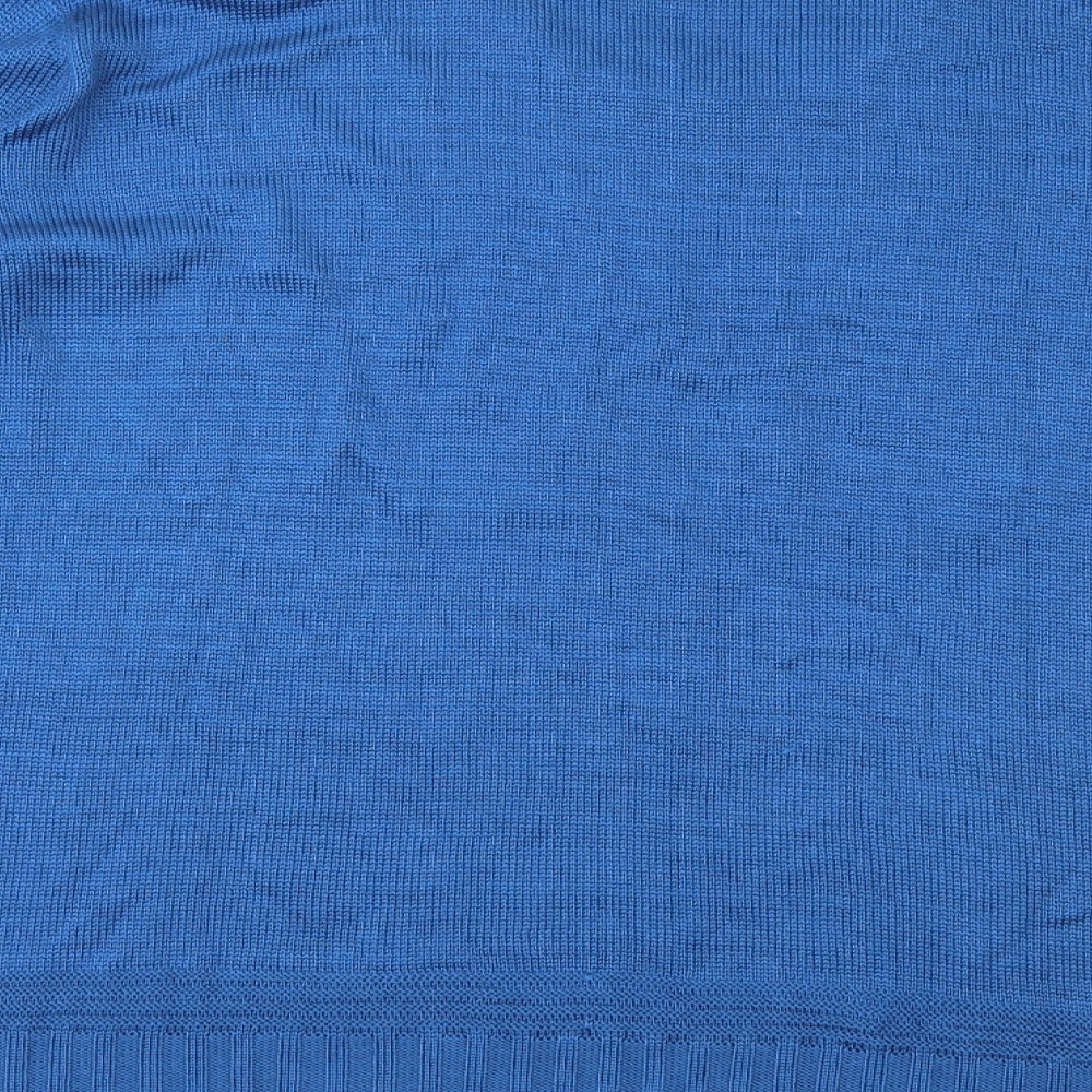 Daxon Womens Blue  Knit Pullover Jumper Size 26