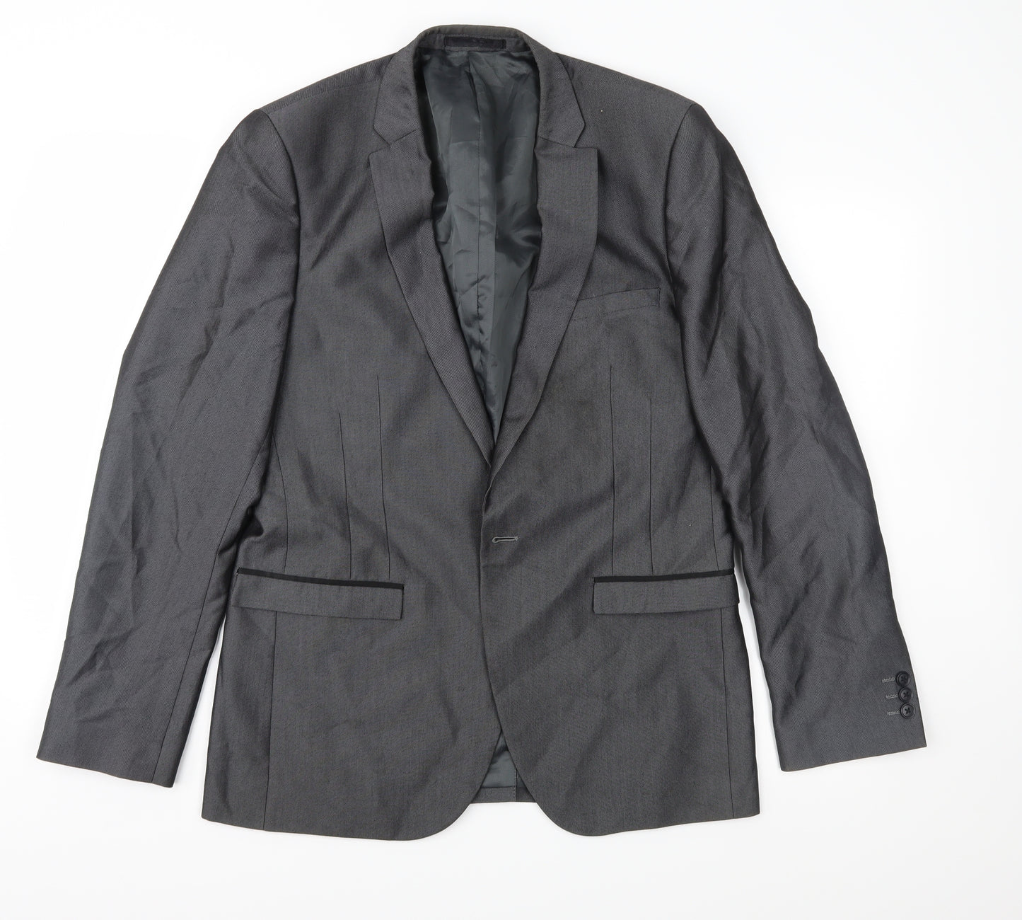 Red Herring Mens Grey   Jacket Suit Jacket Size 38