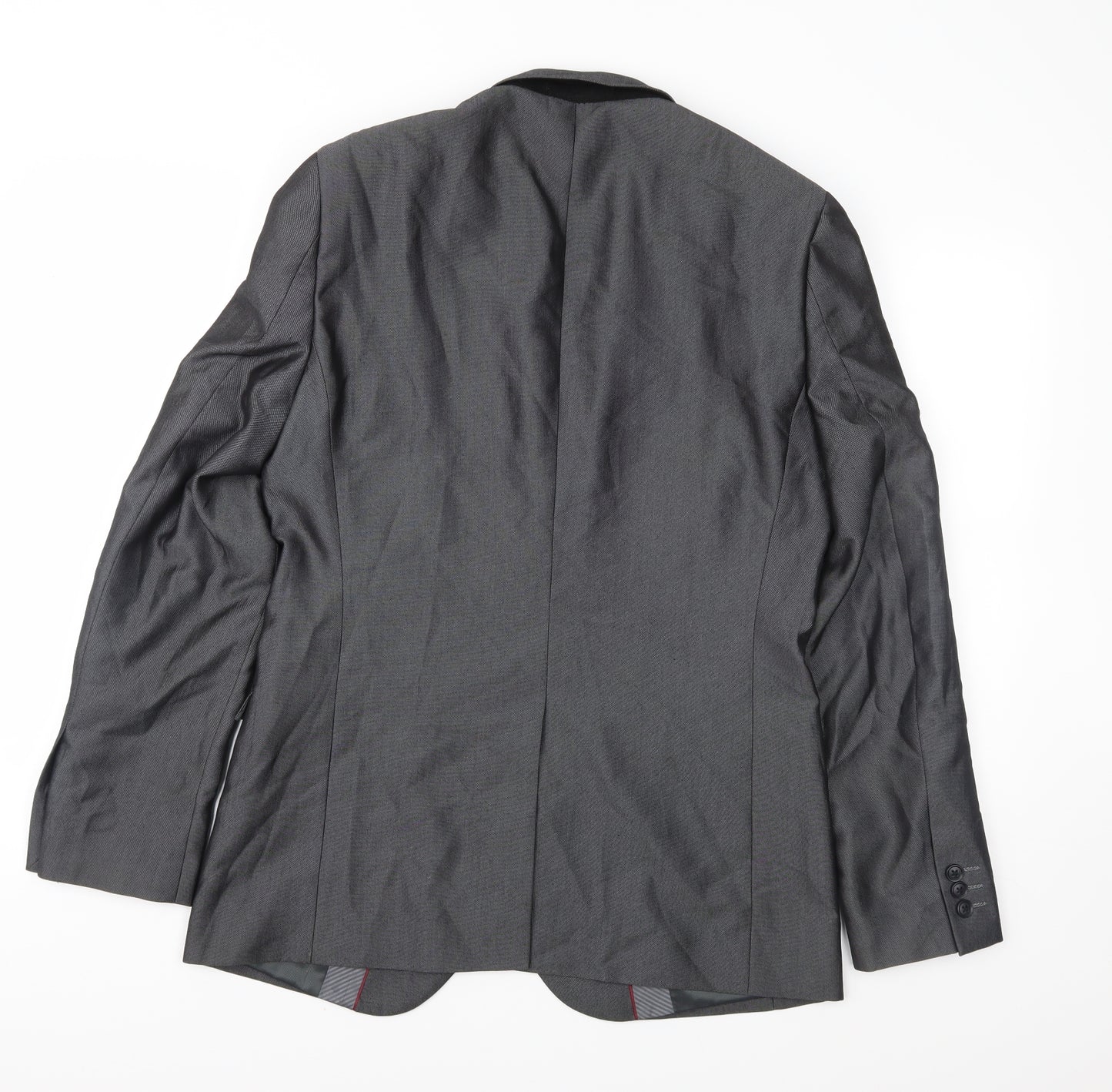 Red Herring Mens Grey   Jacket Suit Jacket Size 38