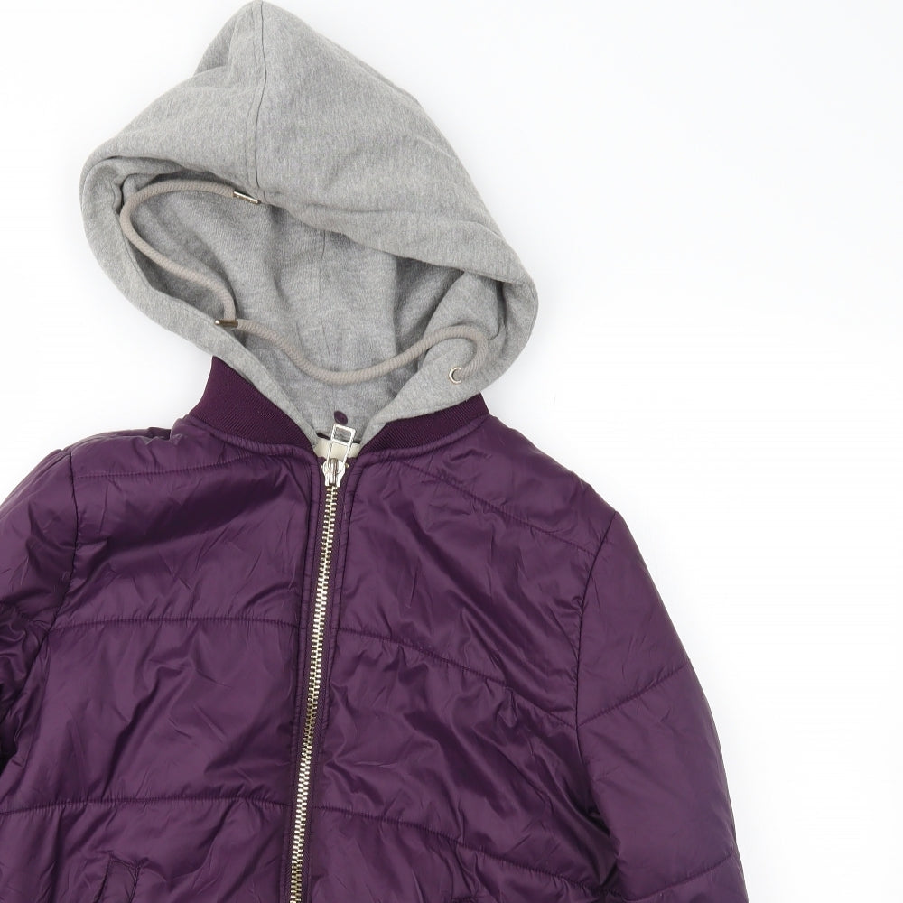 FOREVER 21 Womens Purple   Puffer Jacket Jacket Size S
