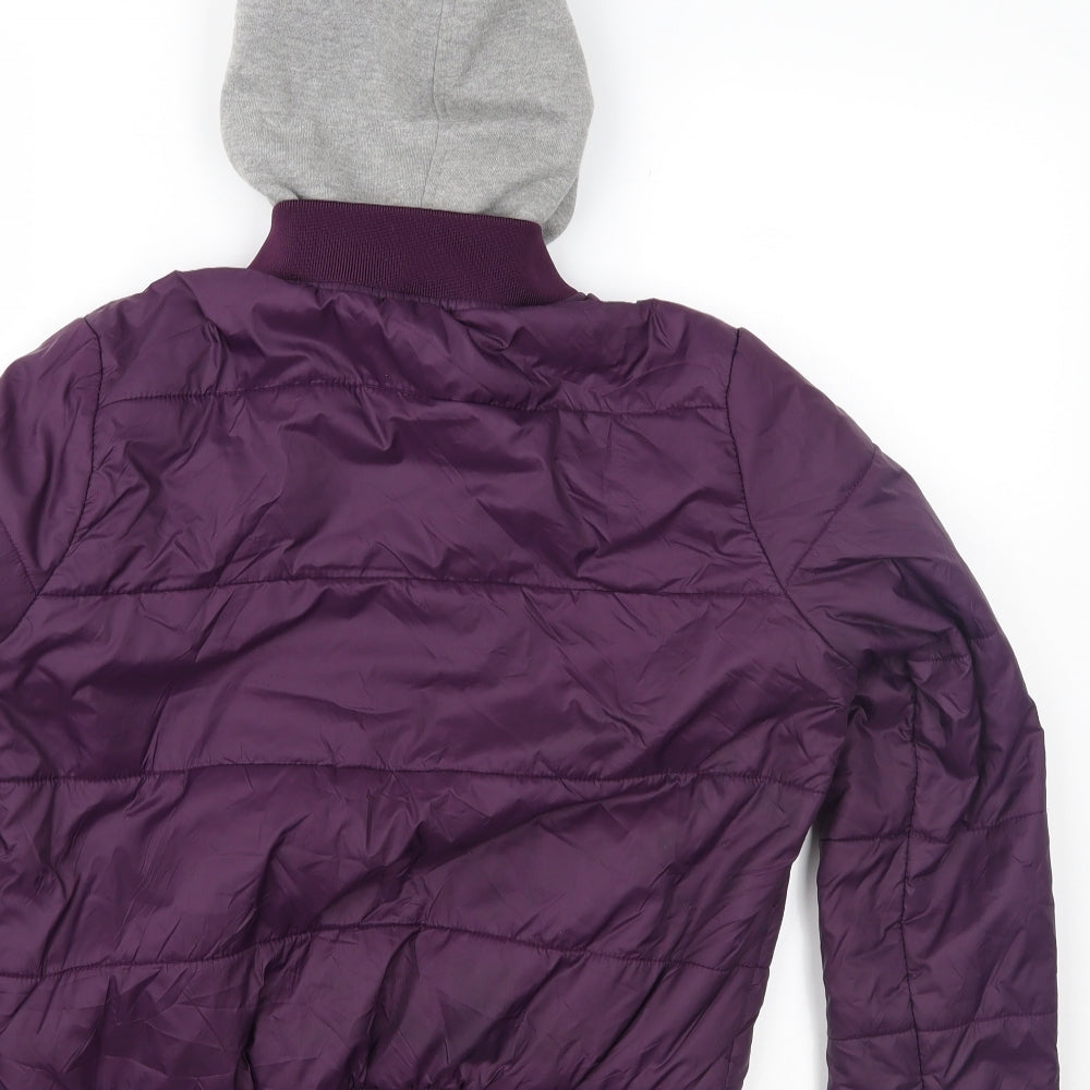 FOREVER 21 Womens Purple   Puffer Jacket Jacket Size S