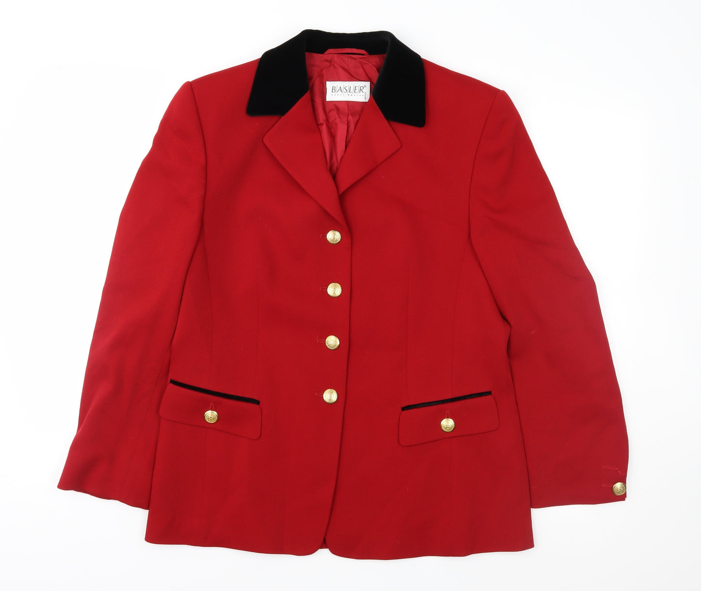 Basler Womens Red   Jacket  Size 12