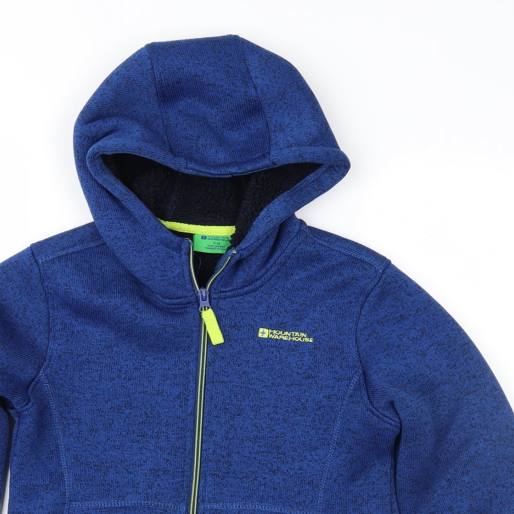 Mountain Warehouse Girls Blue  Fleece Jacket  Size 11-12 Years