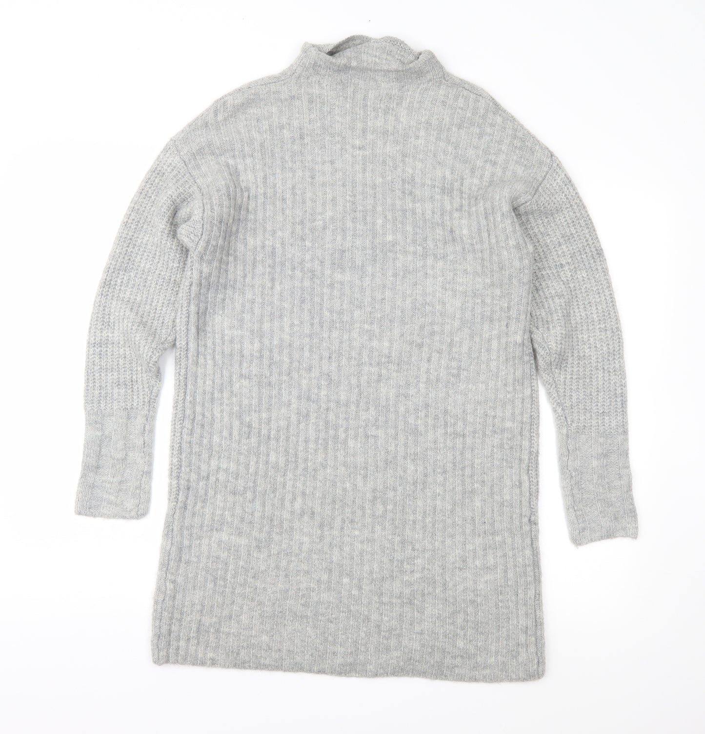 George Womens Grey  Knit Jumper Dress  Size S