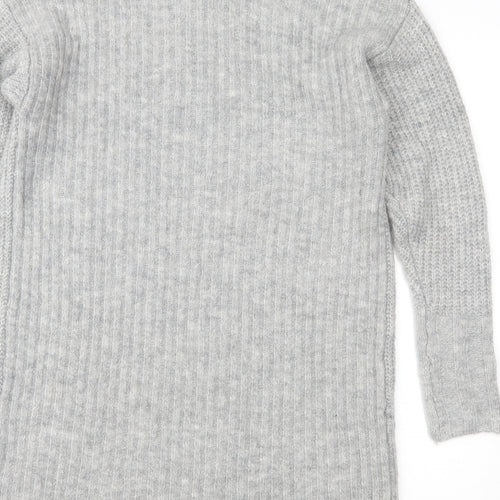 George Womens Grey  Knit Jumper Dress  Size S