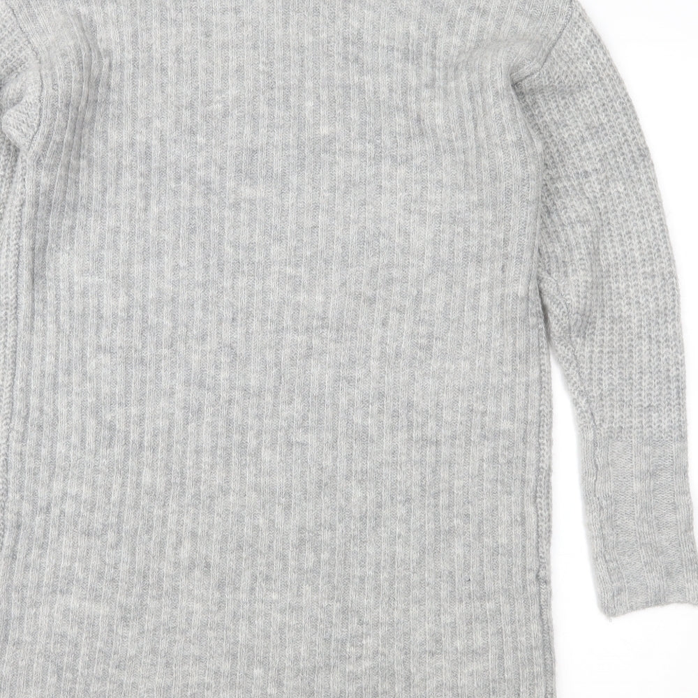 George Womens Grey  Knit Jumper Dress  Size S