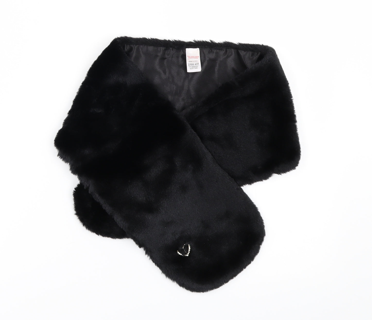 Marks and Spencer Womens Black    Scarf   - fur Collar