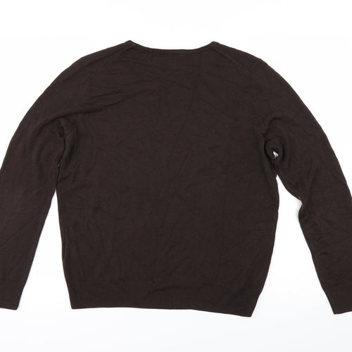 Marks and Spencer Womens Brown   Cardigan Jumper Size 12