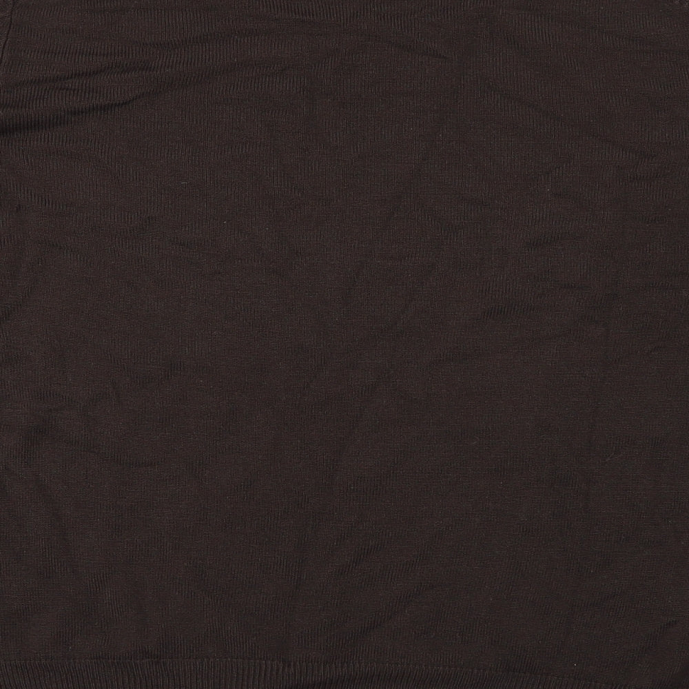Marks and Spencer Womens Brown   Cardigan Jumper Size 12