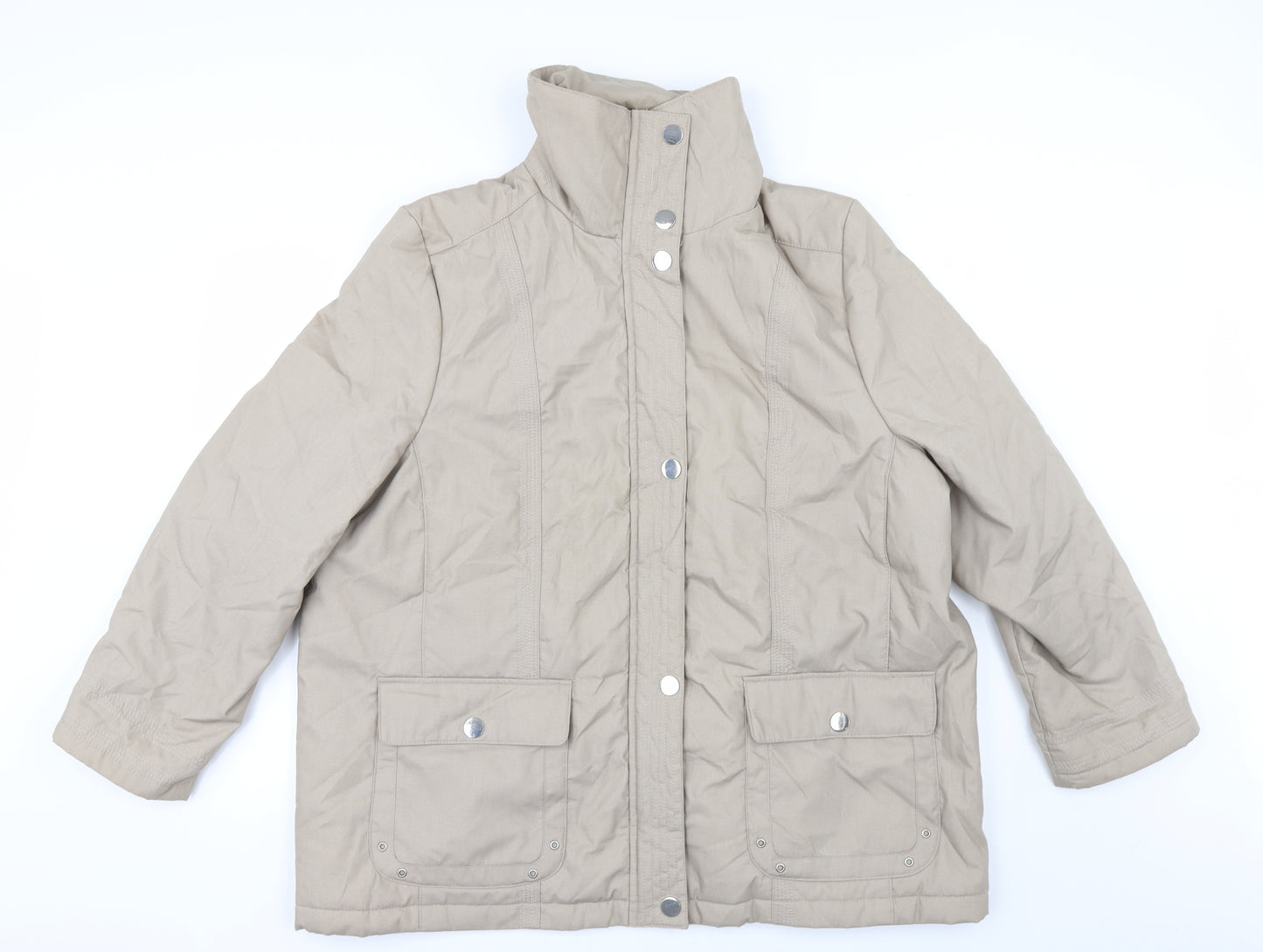 Classic Womens Beige   Jacket  Size XL