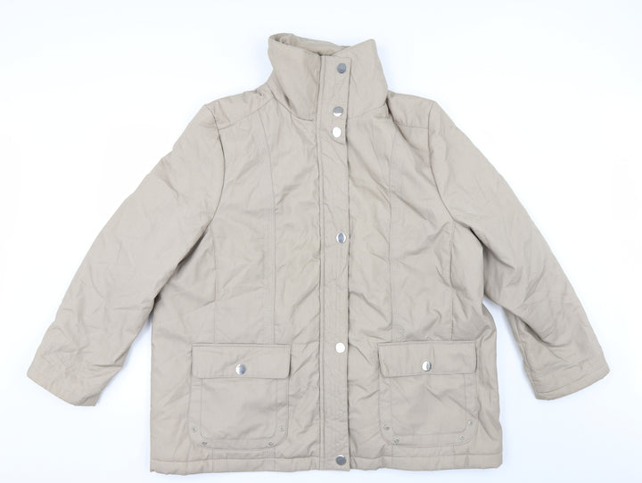 Classic Womens Beige   Jacket  Size XL