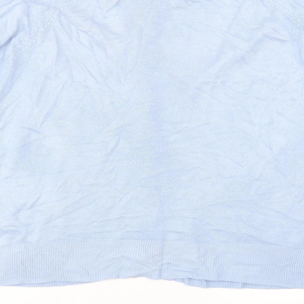 Classic Womens Blue   Cardigan Jumper Size M