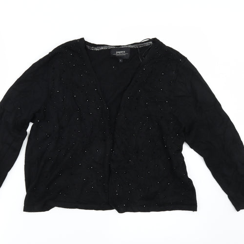 Matalan Womens Black   Cardigan Jumper Size L