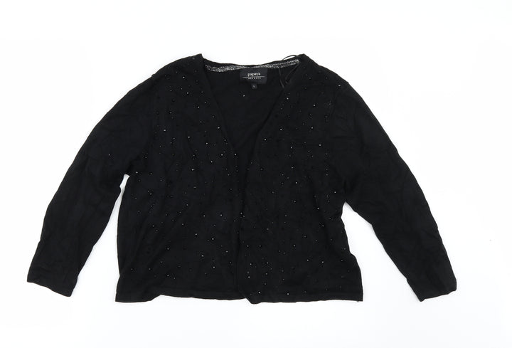 Matalan Womens Black Cardigan Jumper Size L