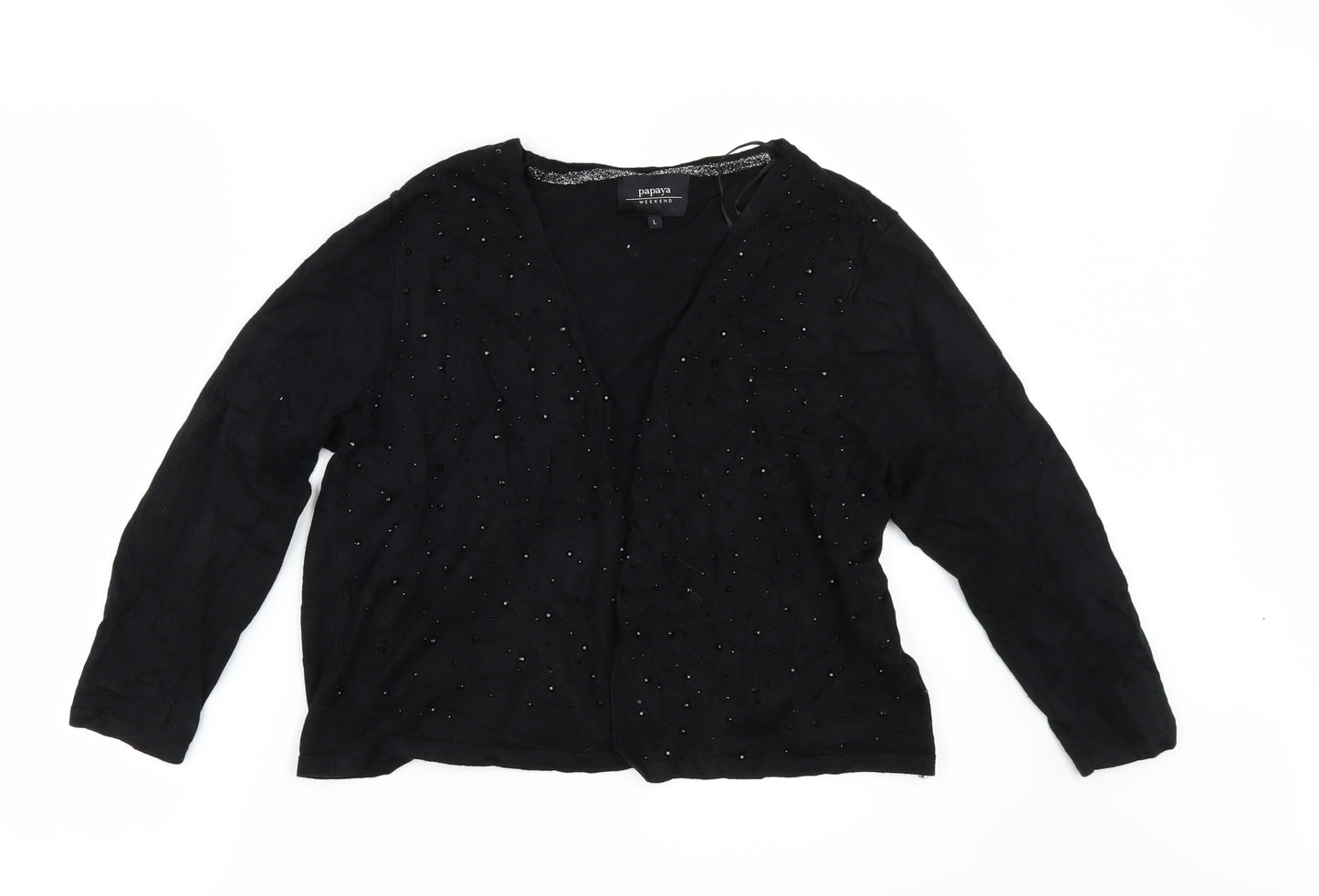 Matalan Womens Black   Cardigan Jumper Size L