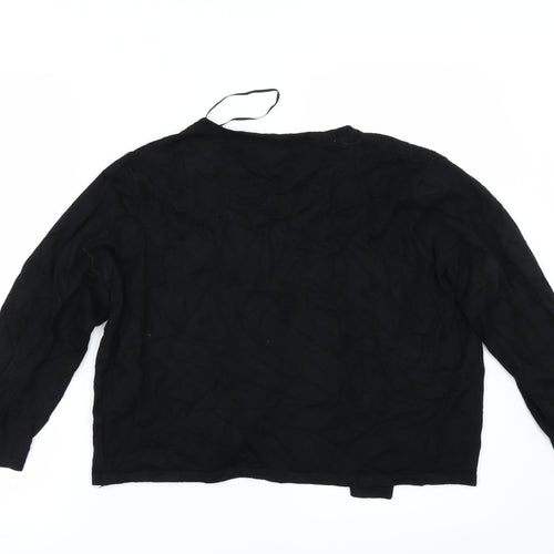 Matalan Womens Black   Cardigan Jumper Size L
