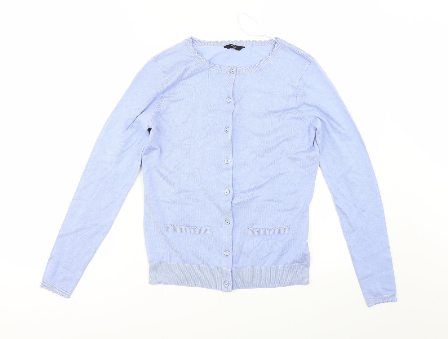 M&Co Womens Blue   Cardigan Jumper Size 8