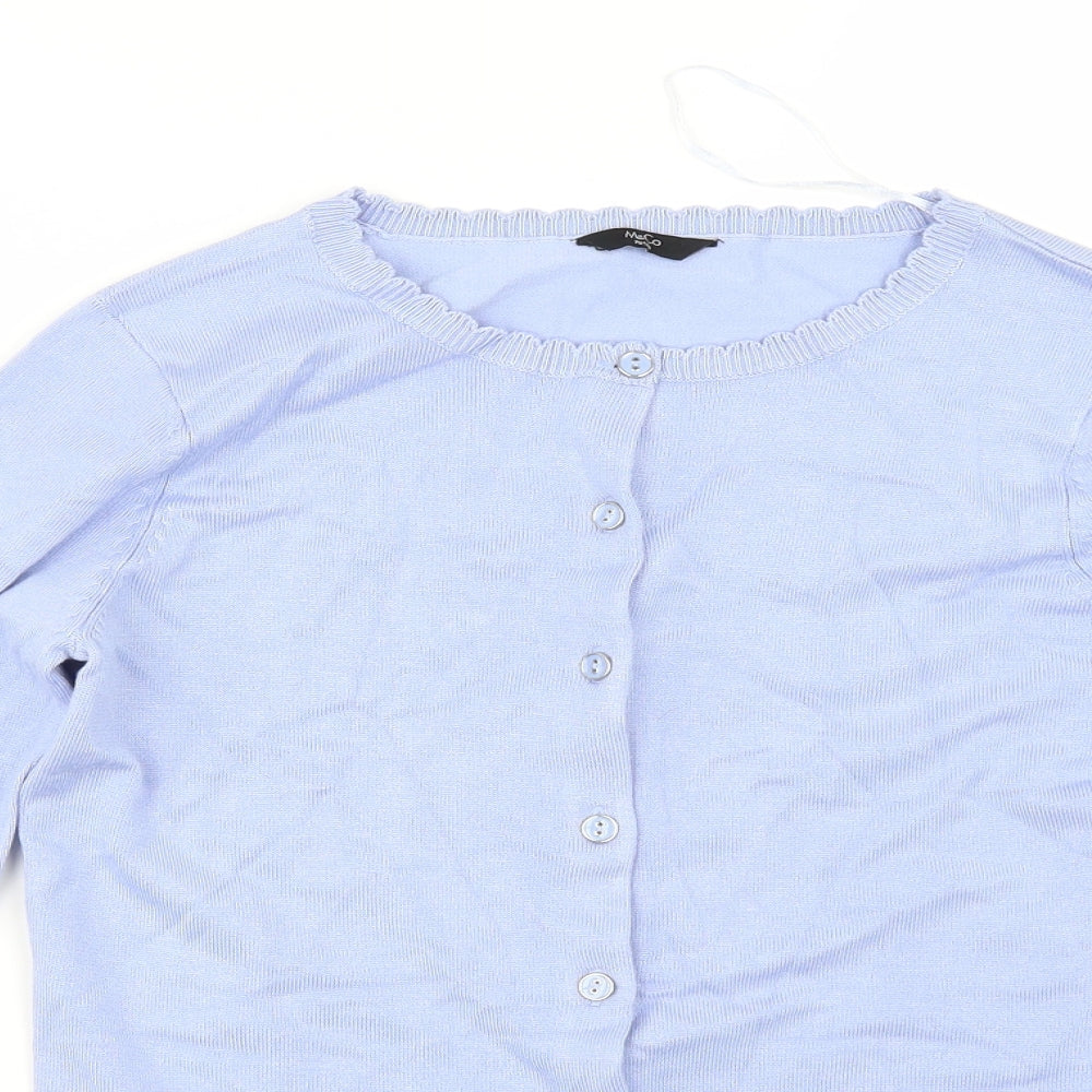 M&Co Womens Blue   Cardigan Jumper Size 8
