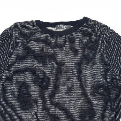 Primark` Mens Black   Pullover Jumper Size L
