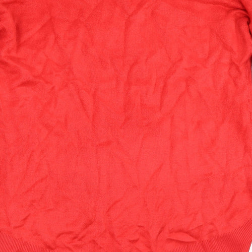 Primark Womens Red   Pullover Jumper Size S