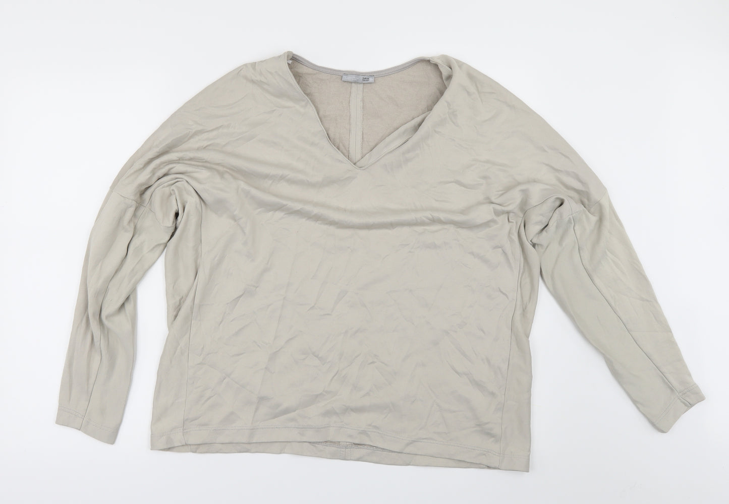 Zara Womens Beige   Basic T-Shirt Size S