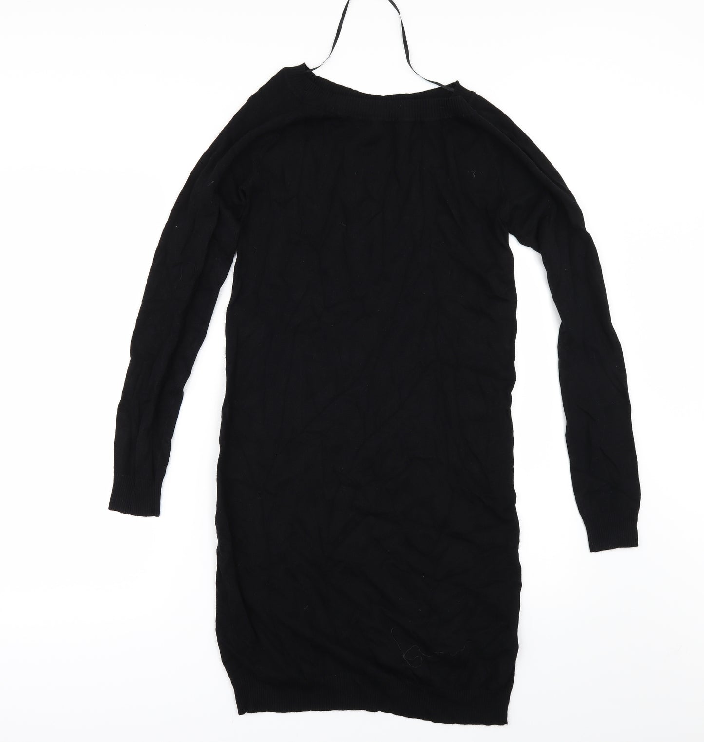 Villa Womens Black   Jumper Dress  Size S